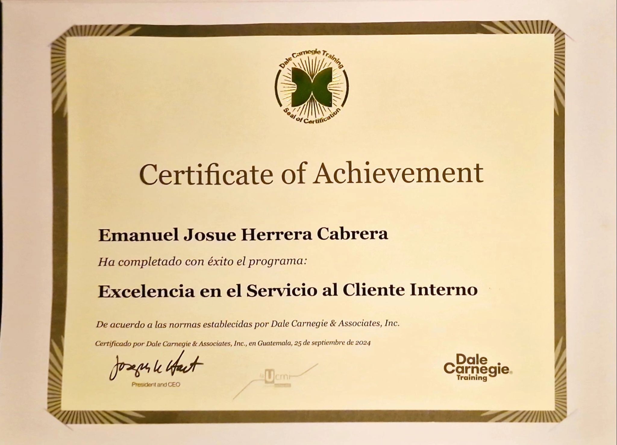 Excelencia en el Servicio al Cliente Interno
