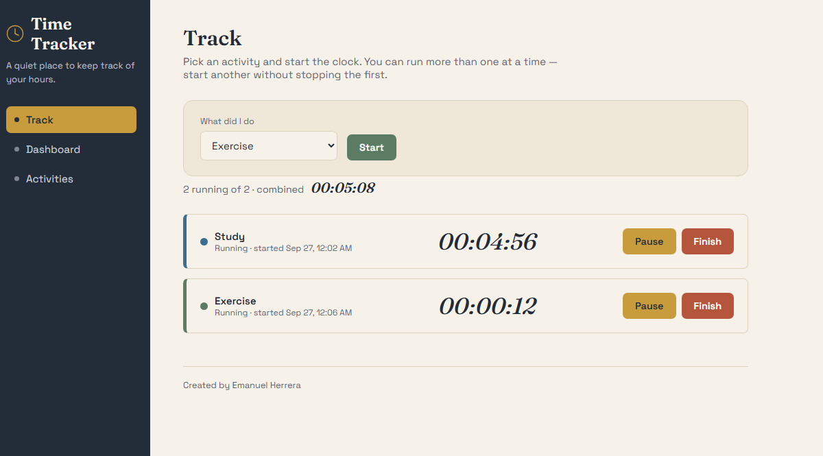 Time Tracker